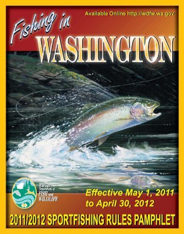 2011-12 Fishing in Washington, Sportfishing Rules Pamphlet