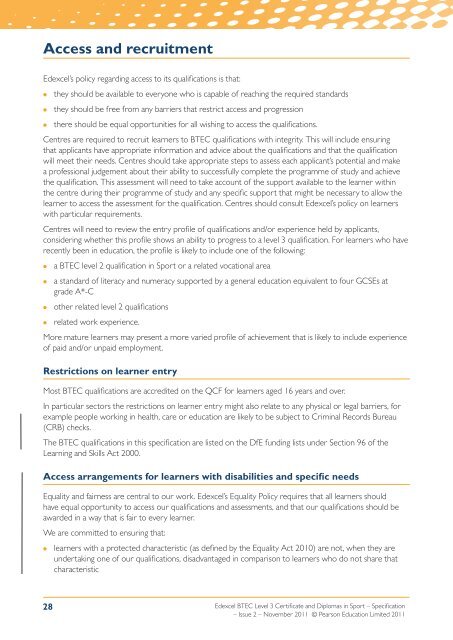 What are BTEC Level 3 qualifications? - Edexcel