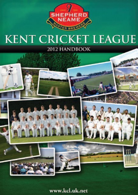 Handbook on line 2012 - Forester Kent Cricket League - Uk.net
