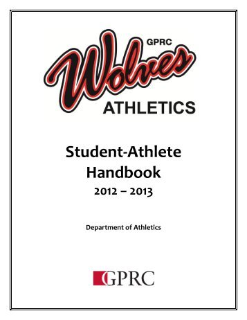 Athlete Handbook - Grande Prairie Regional College