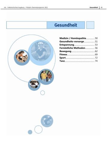 Gesundheits- vorsorge - Volkshochschule Augsburg