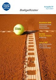 Ballgeflüster 57 2007 IST intern mit werbung.pmd - Tennis-Club ...