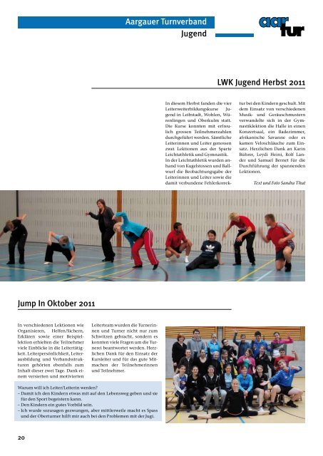 Ausgabe 05_2011 - Aargauer Turnverband