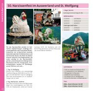 50. Narzissenfest im Ausseerland und St. Wolfgang - Taferner