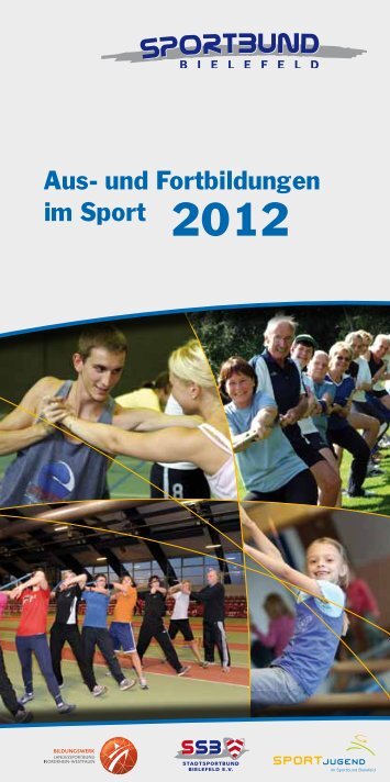 Aus- und Fortbildungen im Sport 2012 - sportjugend bielefeld - Home