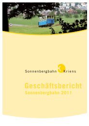 Geschäftsbericht 2011 - Erlebnis Sonnenberg