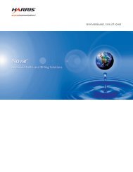 Novar Advanced Traffic and Billing Solutions - Harris Broadcast ...