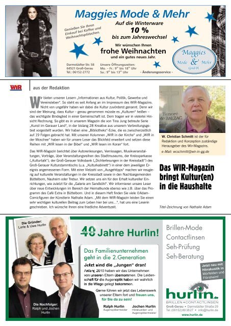 WIR 180 - Das WIR-Magazin im Gerauer Land