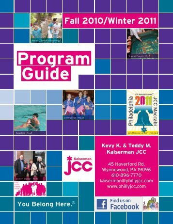 Program Guide - Kaiserman JCC