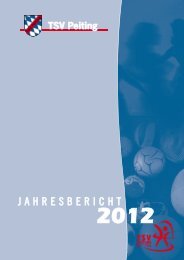 JAHRESBERICHT - TSV Peiting