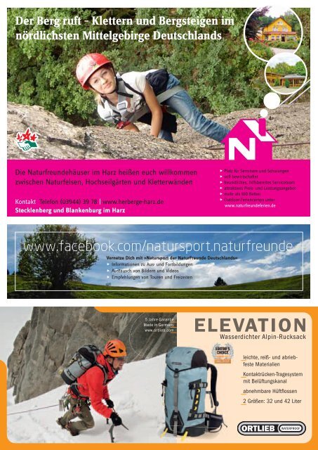 NaturSport-Ausbildungsprogramm 2012 - NaturFreunde Deutschlands