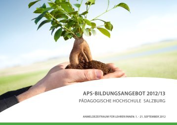 Bildungsangebot APS - Pädagogische Hochschule Salzburg