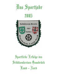 Das Sportjahr 2005 - Schützenkreis Osnabrück Land-Nord