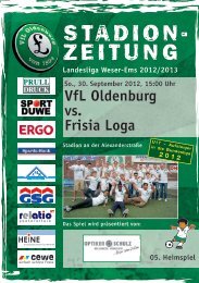 VfL Oldenburg vs. Frisia Loga