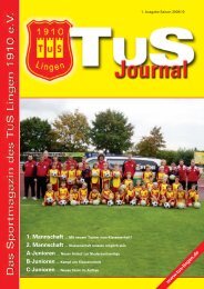 Journal Saison 2009-10 (Teil 1) - TuS Lingen