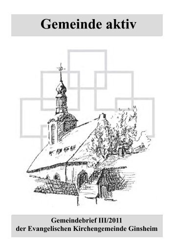 Download Gemeindebrief 3/2011 - Evangelische Kirche Ginsheim