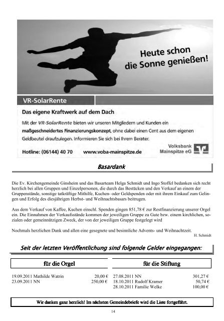 Download Gemeindebrief 3/2011 - Evangelische Kirche Ginsheim