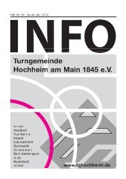 TG Info Heft 56 - TG Hochheim