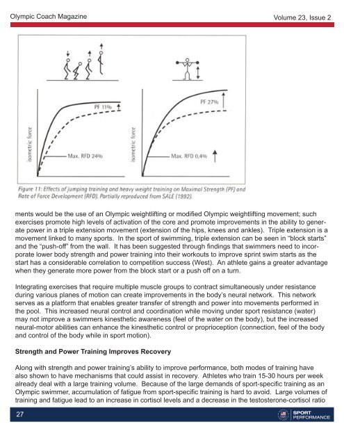 Strength and Power for the Elite Swimmer 2012 - United States ...