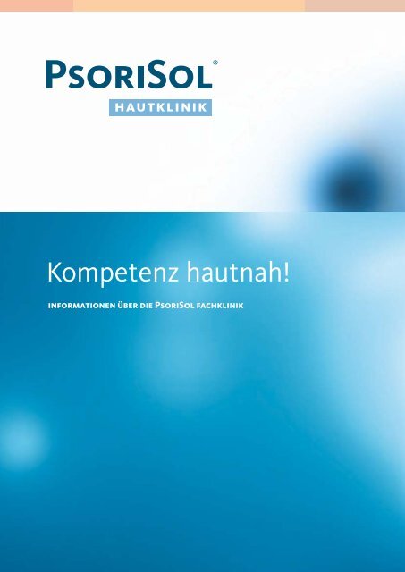 Kompetenz hautnah! - Psorisol