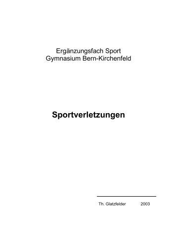 Sportverletzungen - Efsport.ch