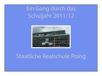 Jung und Alt: Gestalte, was uns verbindet - Staatliche Realschule ...