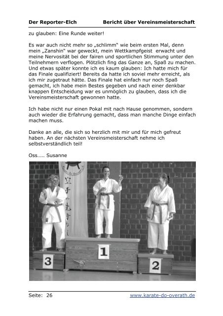 Sport ist Mord - Karate-Do Overath e.V.