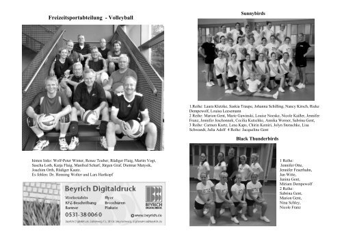 Sport - Echo Nr. 328 August 2011 - BSC-Echo.de