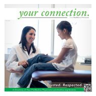 your connection. Trusted. Respected. - ProMedica
