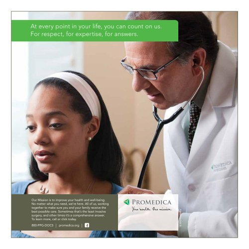 your connection. Trusted. Respected. - ProMedica