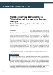 Vibrationstraining, Biomechanische Stimulation ... - Wellwave.net AG