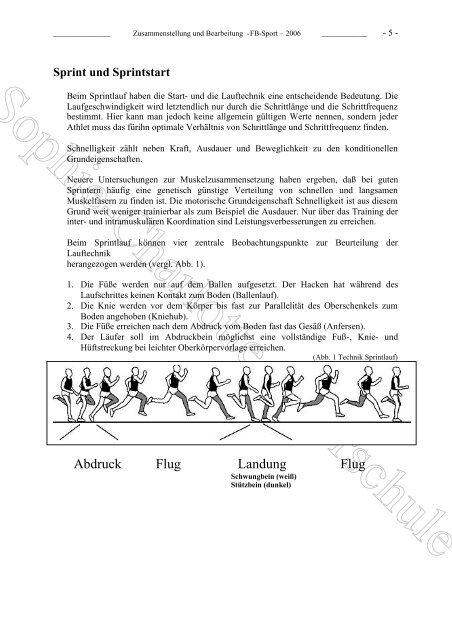 Leichtathletik - der Sophie-Charlotte-Oberschule