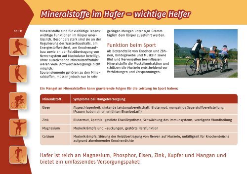 Sportlich fit mit Hafer! - alleskoerner.de