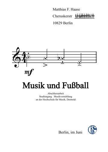 Musik und Fußball - Matthias Haase Oboist