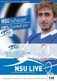 12/13 NECKARSULMER SPORT-UNION FV LÖCHGAU - Offizielle ...