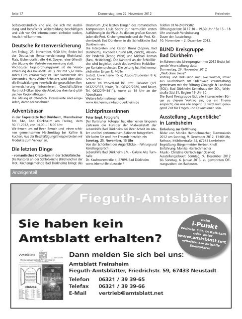 Verbandsgemeinde Freinsheim