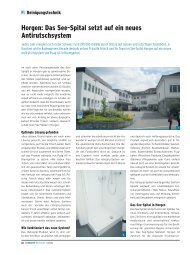 PR-Bericht: Seespital Horgen - Puag AG