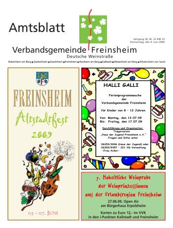 halli galli - Verbandsgemeinde Freinsheim