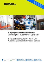 3. Symposium Notfallmedizin