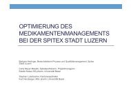 Medikamentenmanagement bei der Spitex Stadt Luzern