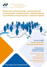 Palliative Care: nationale Strategie – regionale Integration ... - sappm