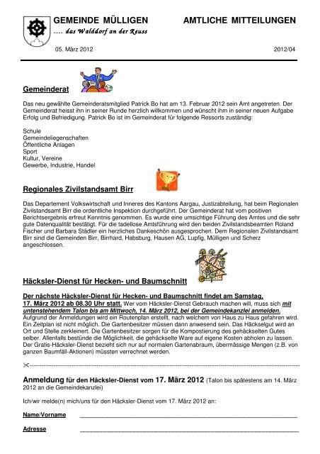 2012-04 - Gemeinde Mülligen