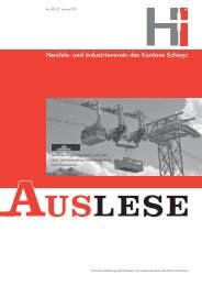 Auslese - beim Handels- und Industrieverein des Kantons Schwyz