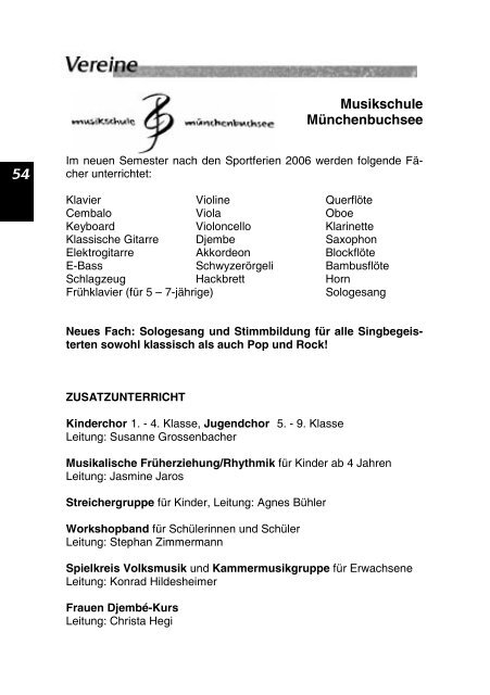 Buchsi -Info - Gemeinde Münchenbuchsee