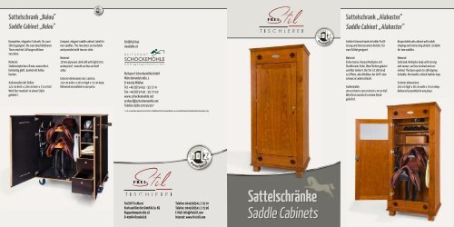 Sattelschrank Balou Flyer - FreiStil Tischlerei