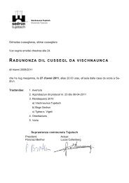 radunonza dil cussegl da vischnaunca - Gemeinde Tujetsch