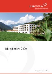 Jahresbericht 2009 (PDF, 2 mb) - Flury Stiftung