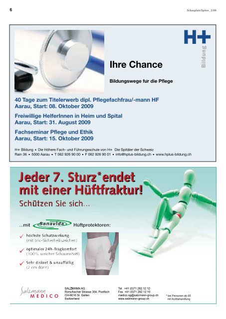 Schauplatz als Onlineversion - Spitex Verband Kt. St. Gallen