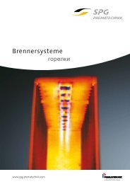 Brennersysteme - SPG - Prematechnik