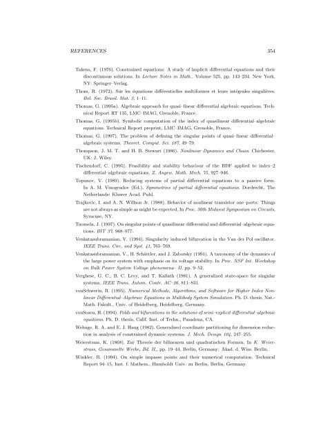 References - Lehrstuhl Numerische Mathematik - TUM